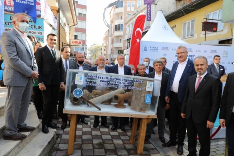 Bursa Karacabey'de alt yapı &ccedil;alışmaları hızlandı