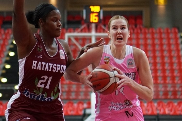 TKBL'de Bellona Kayseri galibiyet y&uuml;z&uuml; g&ouml;remedi