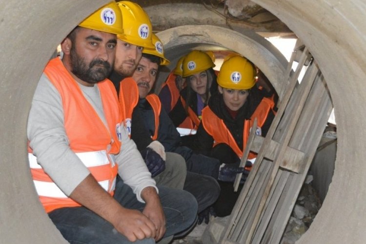Bursa'da eğitim tatbikatı ger&ccedil;eğini aratmadı