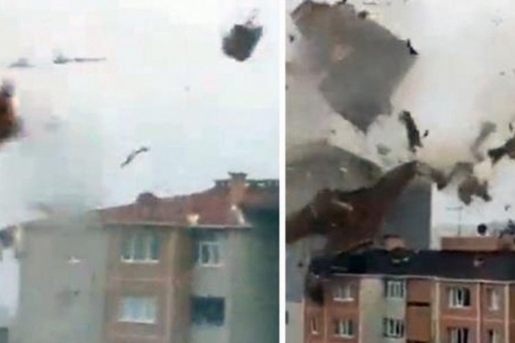 İstanbul'un fırtına bilan&ccedil;osu; 528 &ccedil;atı u&ccedil;ması, 839 ağa&ccedil; devrilmesi
