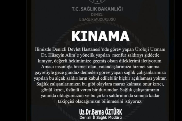 G&ouml;revli doktora yumruklu saldırı
