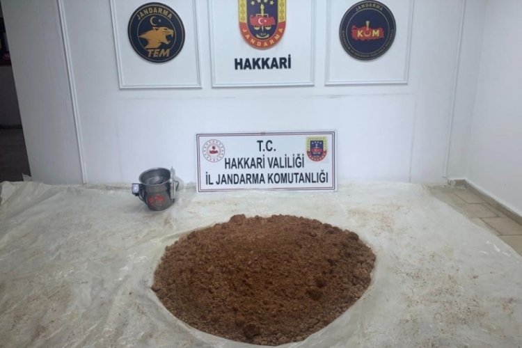 Hakkari'de 105 kilo eroin ele ge&ccedil;irildi