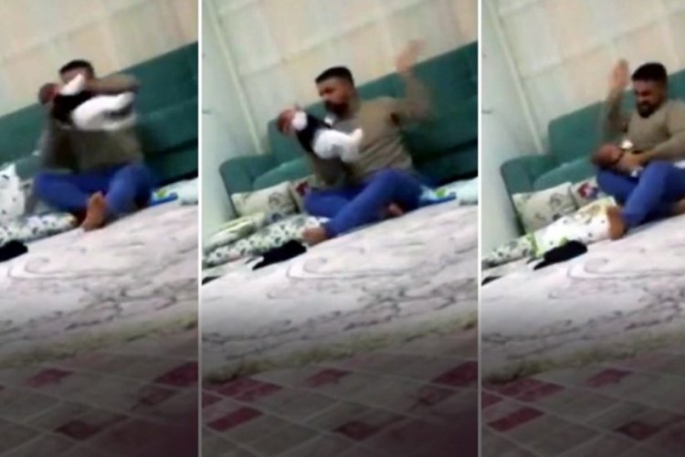 Babasının darp ettiği bebeğin durumu iyiye gidiyor