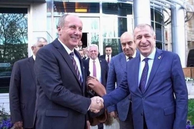 &Uuml;mit &Ouml;zdağ Muharrem İnce'yi ziyaret etti