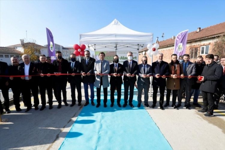 Bursa'da Akhisar-Alanyurt arası bağlantı yolu hizmete girdi