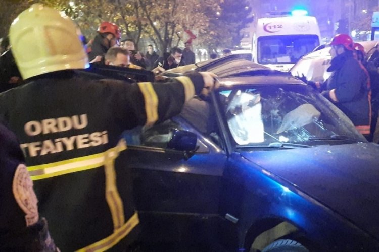 Ordu'da trafik kazası: 3 yaralı