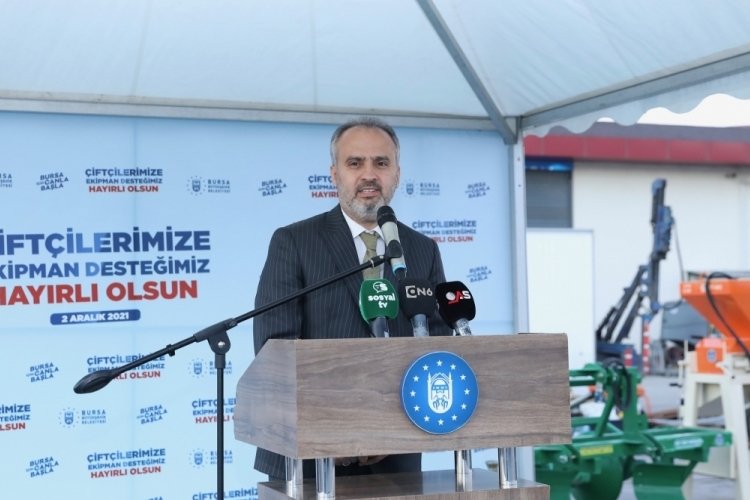 Bursa B&uuml;y&uuml;kşehir'den tarımda makineleşmeye destek