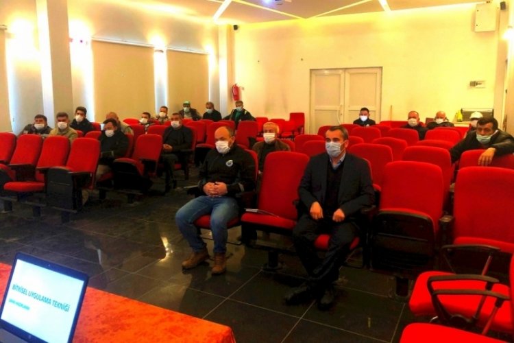 Bursa'da personellere bah&ccedil;e bakım eğitimi verildi