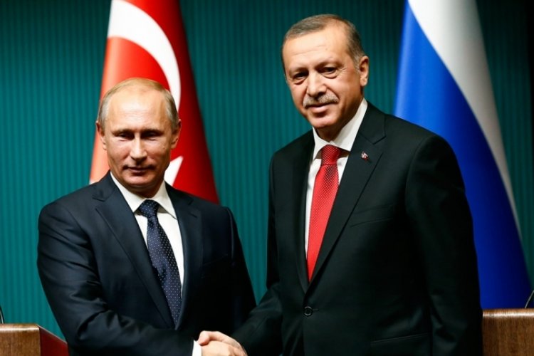 Cumhurbaşkanı Erdoğan, Rusya Devlet Başkanı Putin ile g&ouml;r&uuml;şt&uuml;