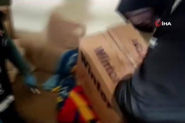 Gaziantep'te 690 bin adet g&uuml;mr&uuml;k ka&ccedil;ağı makaron ele ge&ccedil;irildi