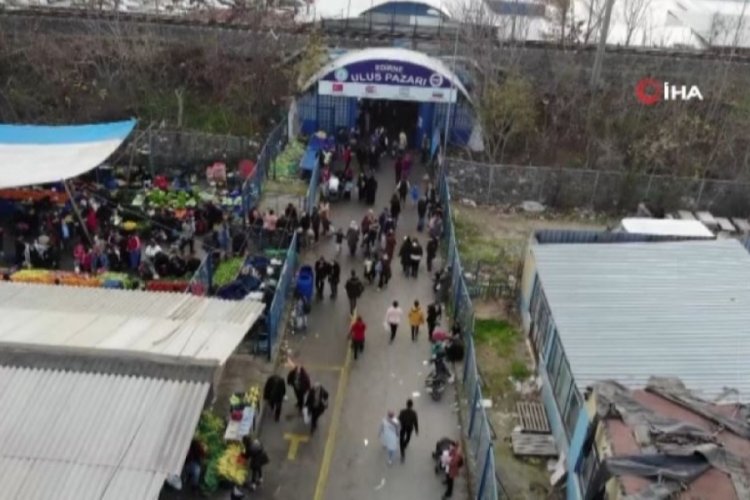 Bulgaristanlı halk Edirne'ye akın etti