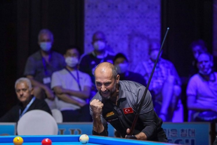 Milli bilardocu Semih Saygıner 7. kez d&uuml;nya şampiyonu