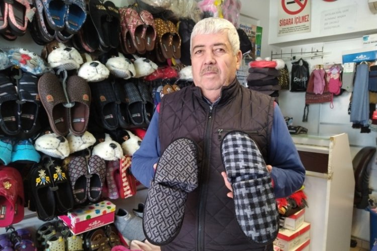 Bursa'da idrar yolu enfeksiyonlarından koruyan kışlık terliklere b&uuml;y&uuml;k ilgi