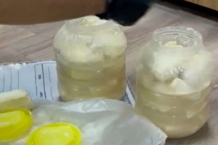 Peynir bidonlarından uyuşturucu &ccedil;ıktı