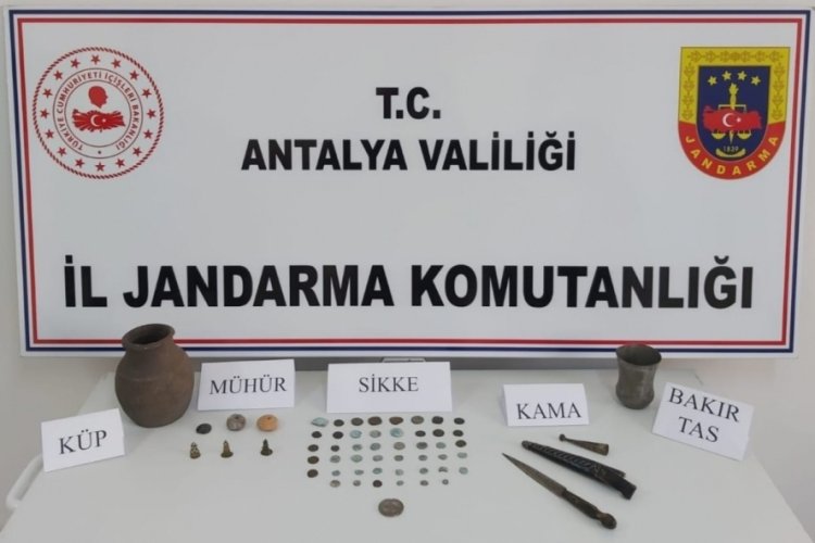 Antalya'da tarihi eser operasyonu