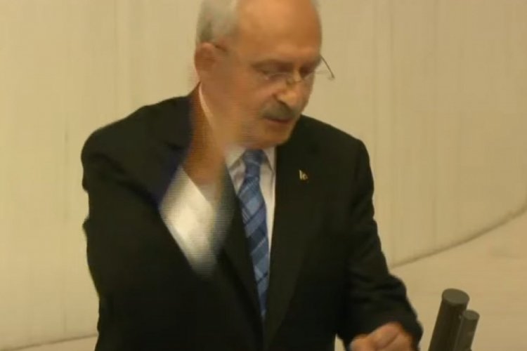 CHP'li Kılı&ccedil;daroğlu'nun el hareketi sonrası tepkiler tutanaklara yansıdı
