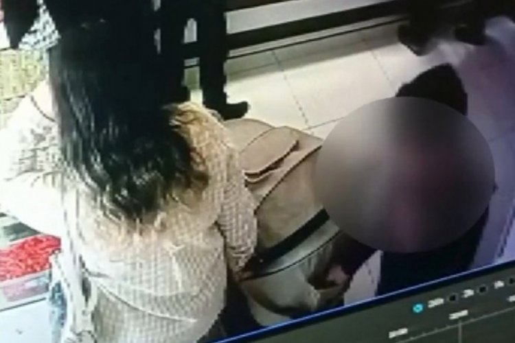 Mardin'de &ccedil;ocuk hırsız, bebek arabasından telefon &ccedil;aldı