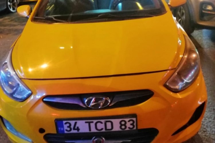 İstanbul Beyoğlu'nda "ikiz plakalı" taksiye 20 bin lira ceza
