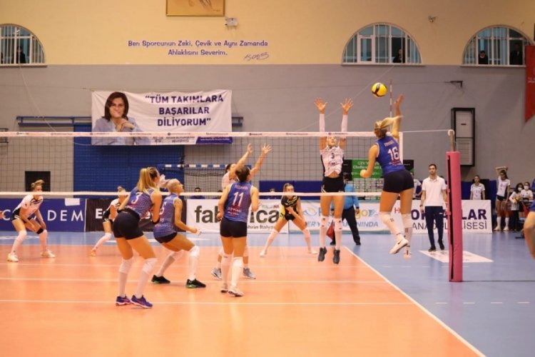 Aydın'ın Sultanları, MCM Diamant Kaposvar'ı 3-0 yendi