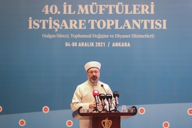 Diyanet İşleri Başkanı Erbaş: Stok&ccedil;uluk İslam'ın yasakladığı bir davranıştır