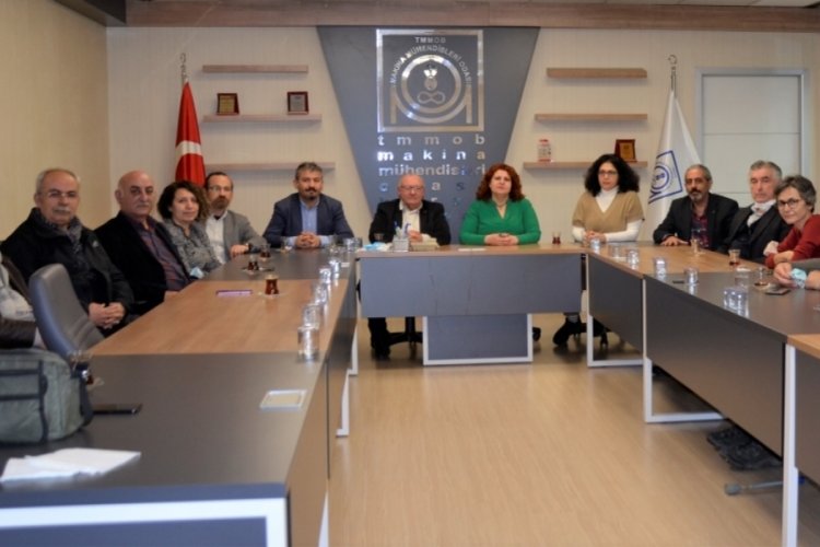 KESK'ten TMMOB Bursa İKK' ya ziyaret