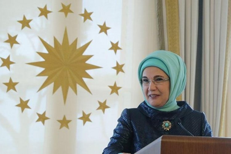 Emine Erdoğan: T&uuml;rk kadınının g&uuml;&ccedil;l&uuml; aklı, g&uuml;&ccedil;l&uuml; y&uuml;reği ve g&uuml;&ccedil;l&uuml; maneviyatı vardır