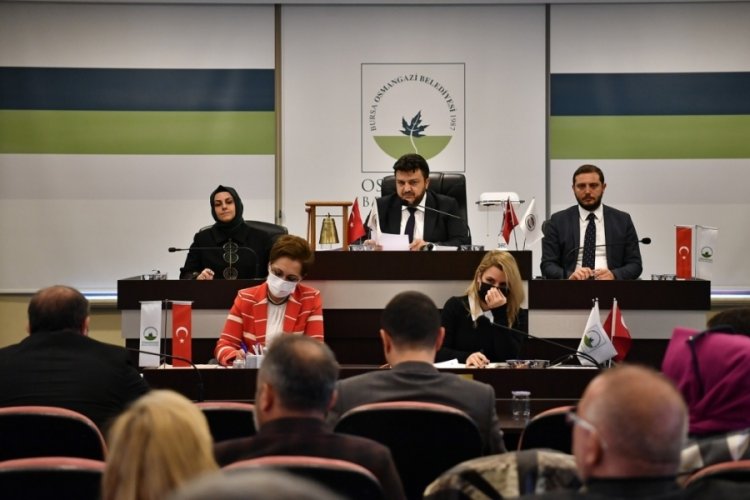 Bursa Osmangazi Belediyesi yılın son meclis toplantısını yaptı