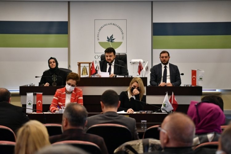 Bursa'da Osmangazi Belediyesi yılın son meclis toplantısını ger&ccedil;ekleştirdi
