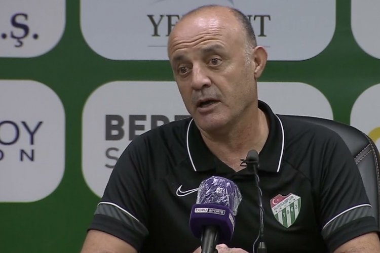 Bursaspor Teknik Direkt&ouml;r&uuml; Bizati'den &ouml;nemli a&ccedil;ıklamalar