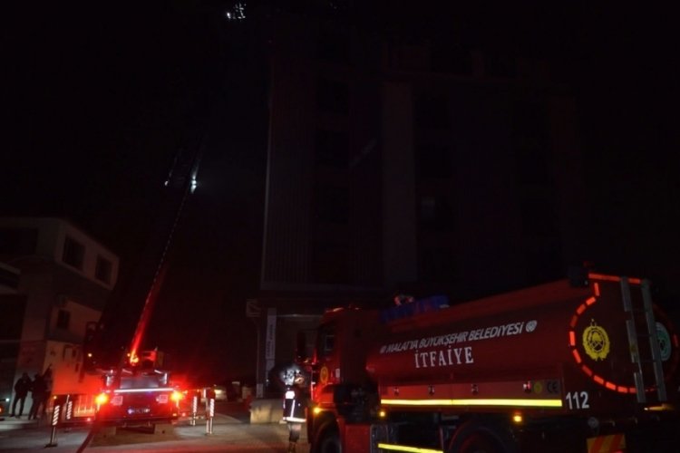 Malatya'da televizyon kanalında yangın