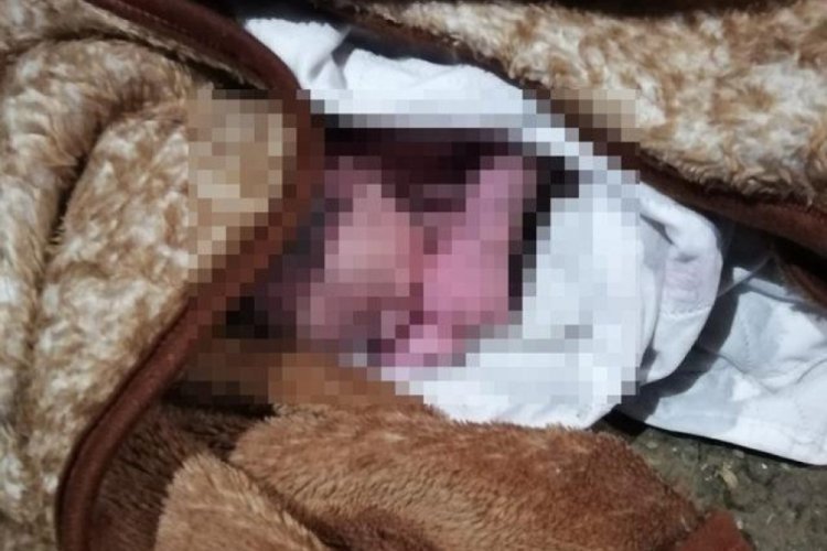 İstanbul'da apartman bah&ccedil;esinde yeni doğmuş bebek bulundu