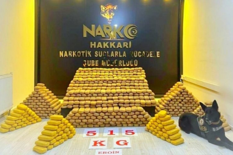 Hakkari'de b&uuml;y&uuml;k uyuşturucu operasyonu