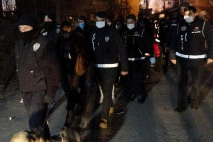 20 adrese eş zamanlı operasyon: 50 g&ouml;zaltı