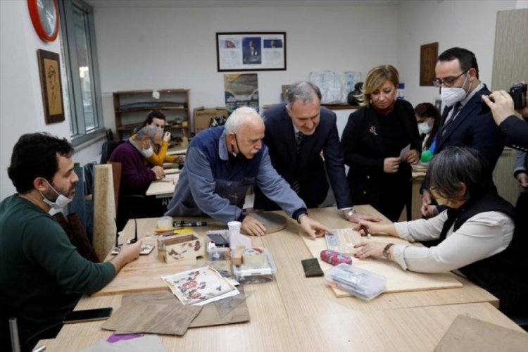 Bursa İneg&ouml;l'de sanat İnesmek ile gelişiyor