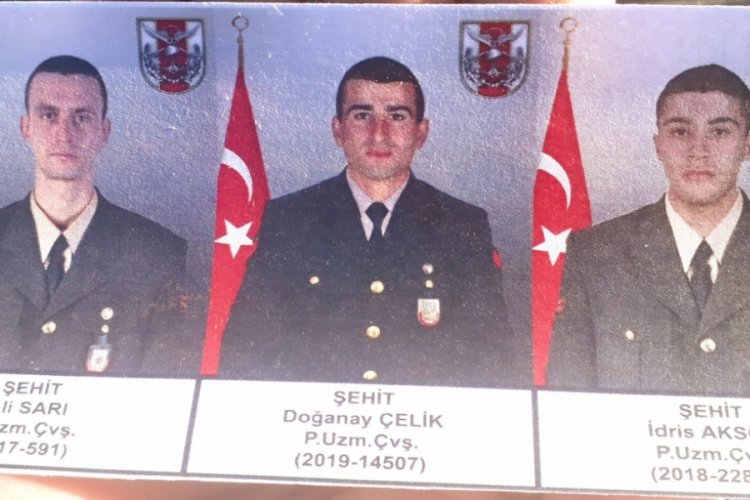 Pen&ccedil;e-Yıldırım harekatı şehitlerine uğurlama t&ouml;reni