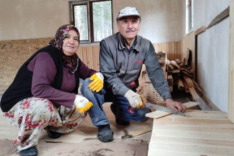 Bursa'da o camilerin hem malzemesi hem iş&ccedil;iliği hayırsever &ccedil;iftten