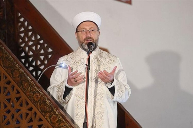 Diyanet İşleri Başkanı Ali Erbaş, Bursa'da Ulu Cami'de hutbe okudu