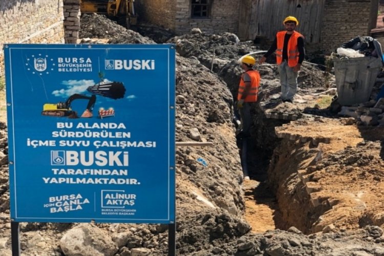 Bursa kırsalında alt yapılar yenileniyor
