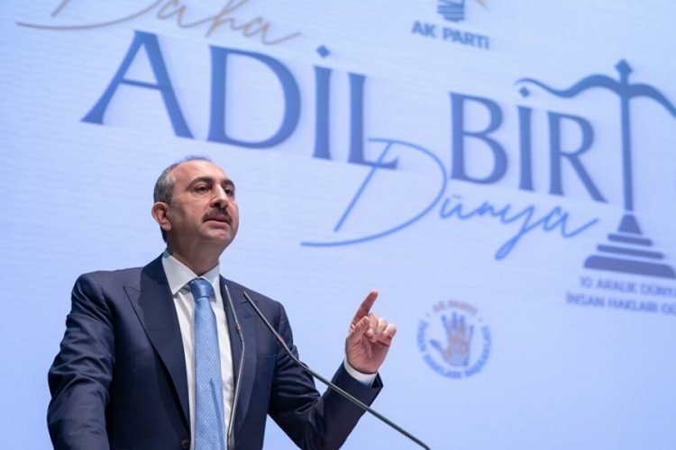 Adalet Bakanı G&uuml;l: Cumhurbaşkanımızın tekrar se&ccedil;ilmesiyle daha adil bir d&uuml;nya kuracağız