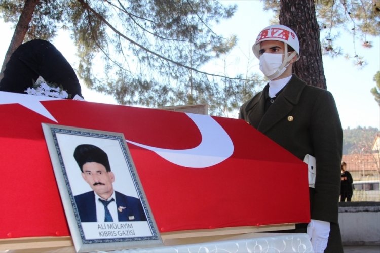 Kıbrıs gazisi Ali M&uuml;layim Amasya'da son yolculuğuna uğurlandı