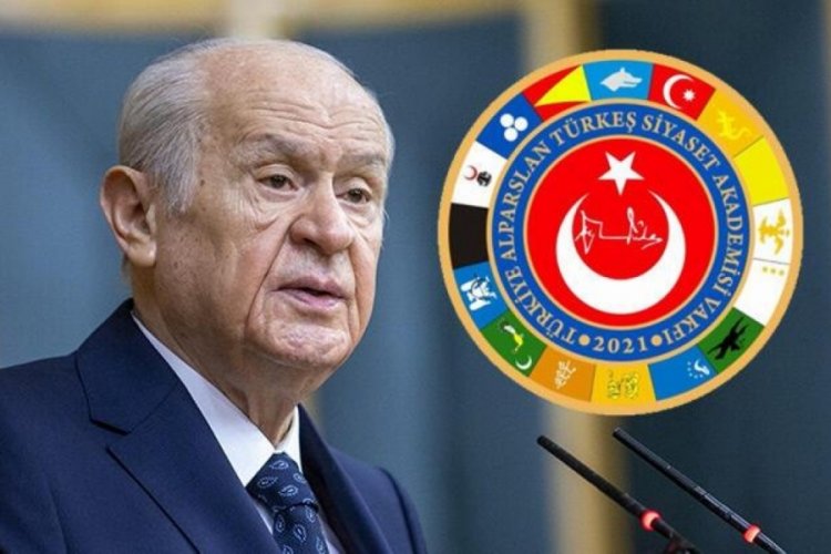 Bah&ccedil;eli logoyu paylaşıp duyurdu! T&uuml;rkiye Alparslan T&uuml;rkeş Siyaset Akademisi Vakfı kuruldu