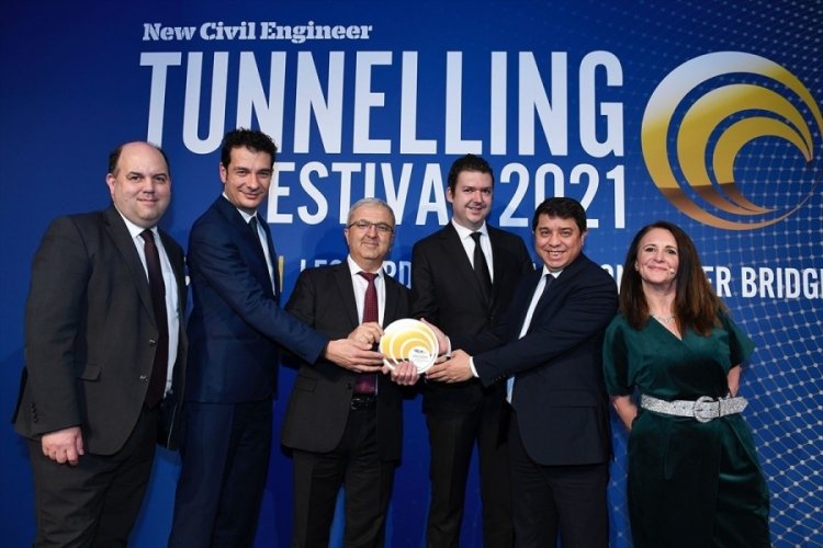 Avrasya T&uuml;neli inovasyon &ouml;d&uuml;l&uuml; aldı