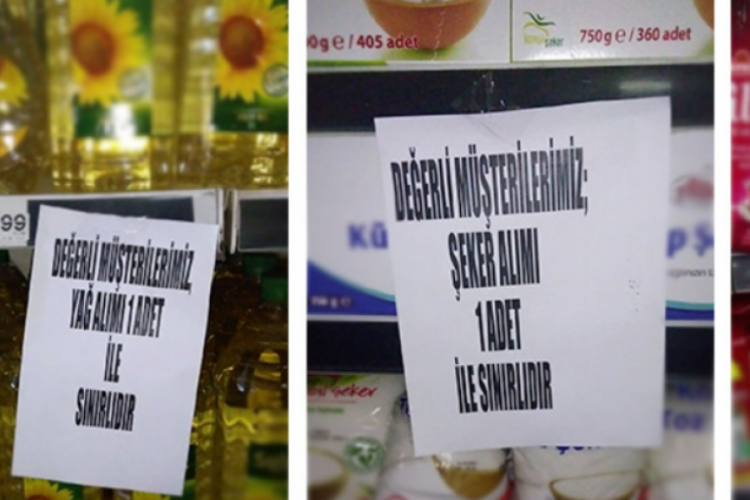 Marketler &uuml;r&uuml;nlere satış sınırlaması getirdi! Bursa'da marketlerde satış sınırlaması var mı?