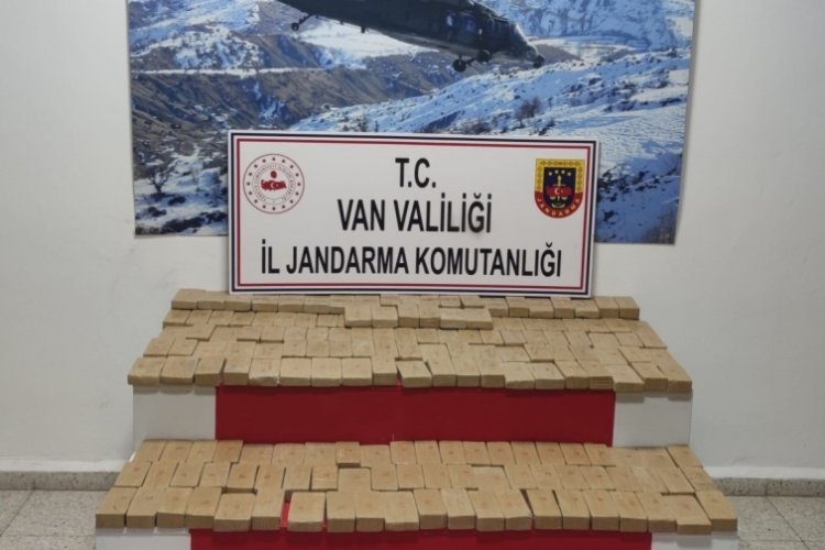 Van'da 102 kilo 500 gram eroin ele ge&ccedil;irildi
