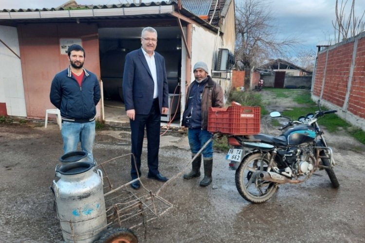 Bursa Karacabey Belediye Başkanı &Ouml;zkan'dan mahalle ziyaretleri