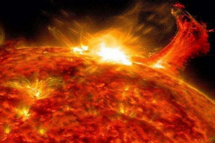 G&uuml;neş benzeri yıldızda şiddetli patlama