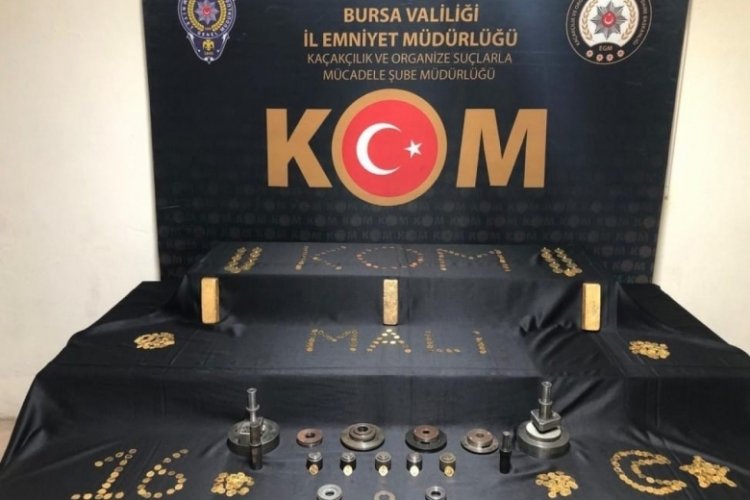 Bursa'da altının ayarını bozan &ccedil;eteye polisten ayar