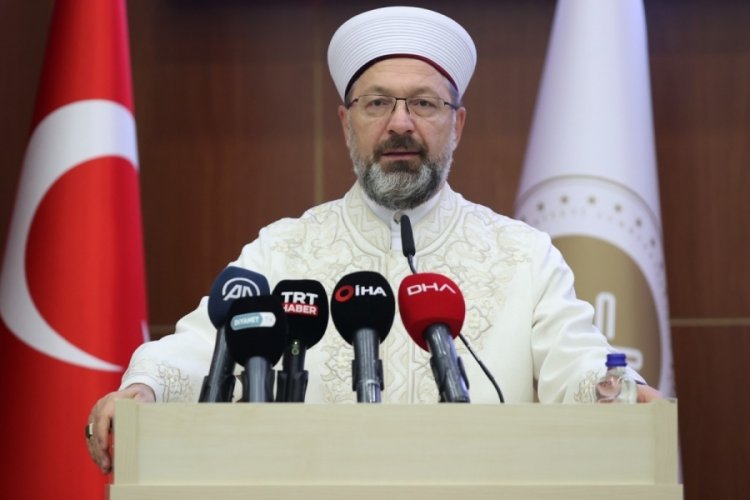 Erbaş: Vatandaşlarımız arasında &ccedil;imento olmaya &ccedil;alışıyoruz