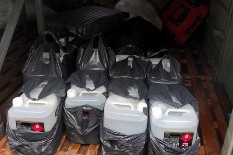 Jandarma 90 litre etil alkol yakaladı