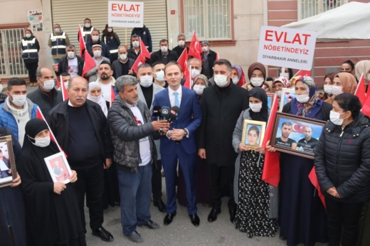 Diyarbakır'da n&ouml;betteki ailelere destek ziyareti